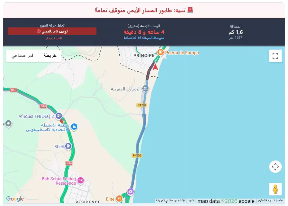 تقديم مستشعر حالة حركة المرور في باب سبتة 7 Captura de pantalla 2026 02 17 235419