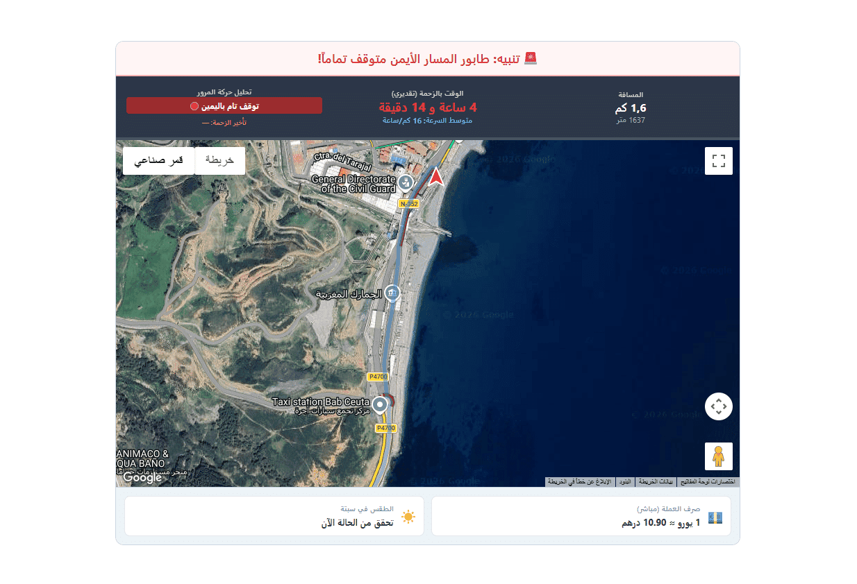 حالة باب سبتة | الثّلاثاء 17 فبراير 2026