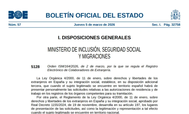 Gaceta Oficial de España SM 164