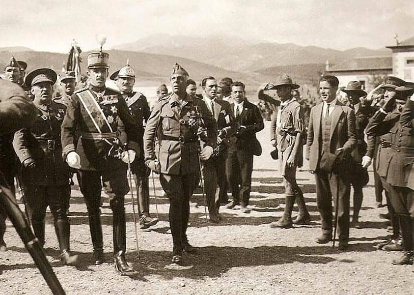 Visita del rey Alfonso XIII a Dar al-Rifin el 5 de octubre de 1927