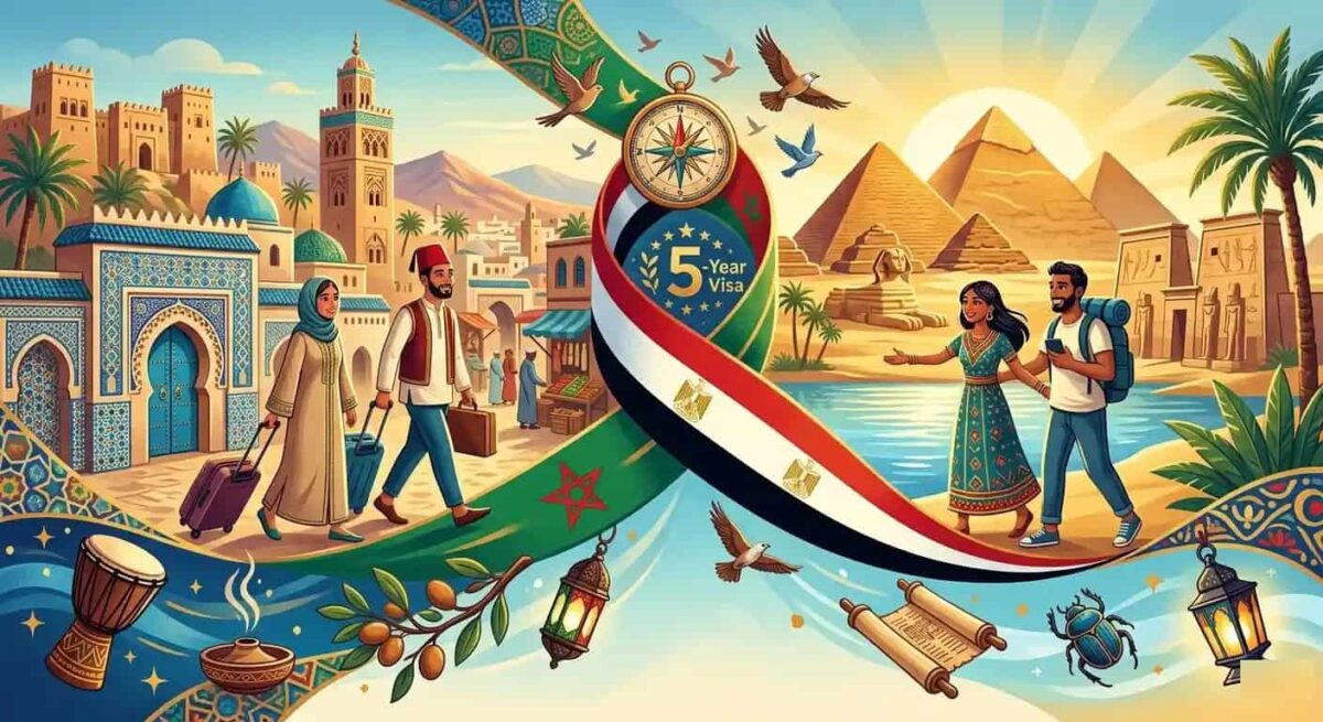 مصر تمنح المغاربة تأشيرات متعددة