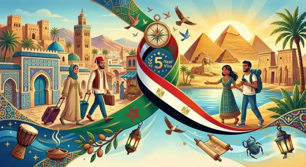 مصر تمنح المغاربة تأشيرات متعددة الدخول لـ 5 سنوات 6 مصر تمنح المغاربة تأشيرات متعددة