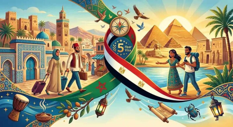 Egipto concede visados ​​de entrada múltiple a los marroquíes.