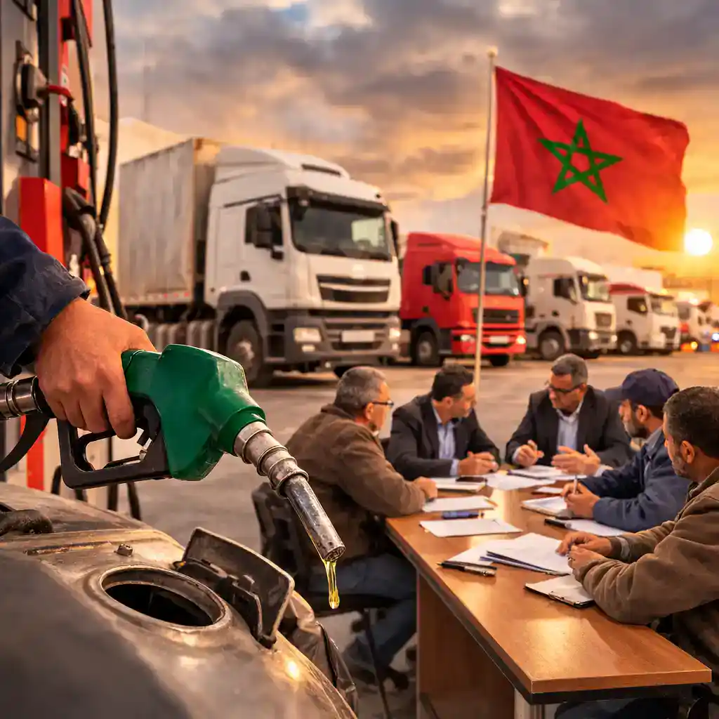 نقابات النقل في المغرب تلوّح بإعادة طرح دعم الغازوال