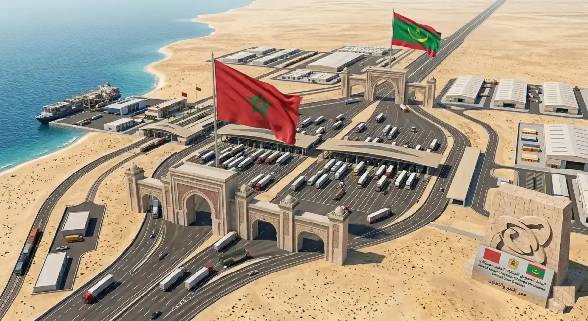 الطريق المغربي الموريتاني