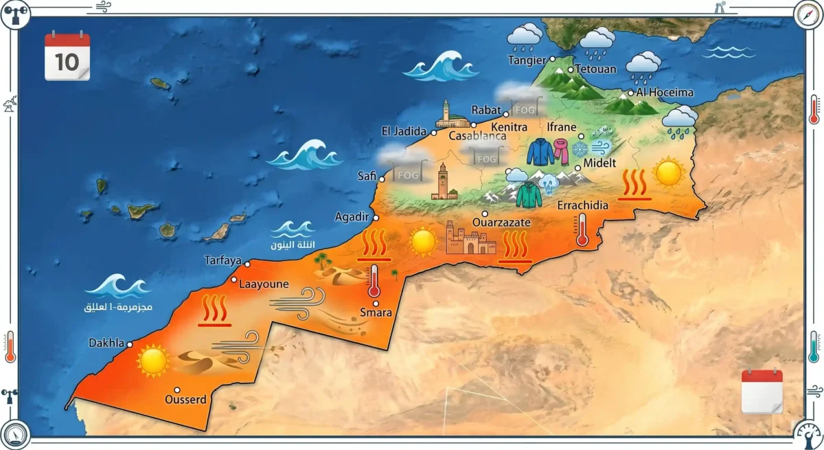 نشرة الطقس في المغرب