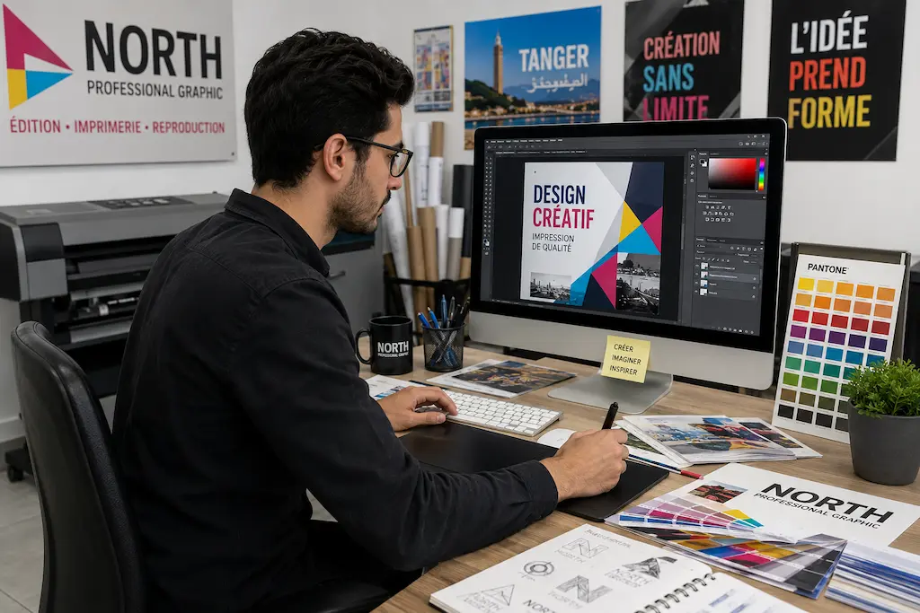 مطلوب 1 مصمم جرافيك بمدينة طنجة 1 requis 1 designer graphique ville tanger