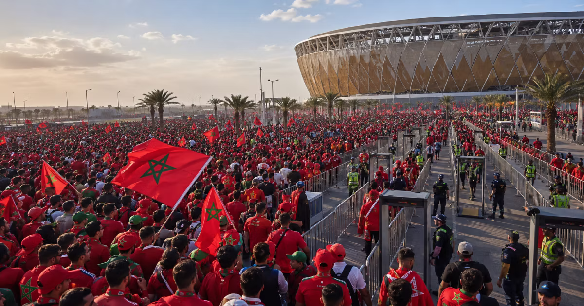 الحضور الجماهيري المغربي في مونديال 2026: إقبال كبير وتحديات في التنظيم 1 الحضور الجماهيري المغربي في مونديال 2026