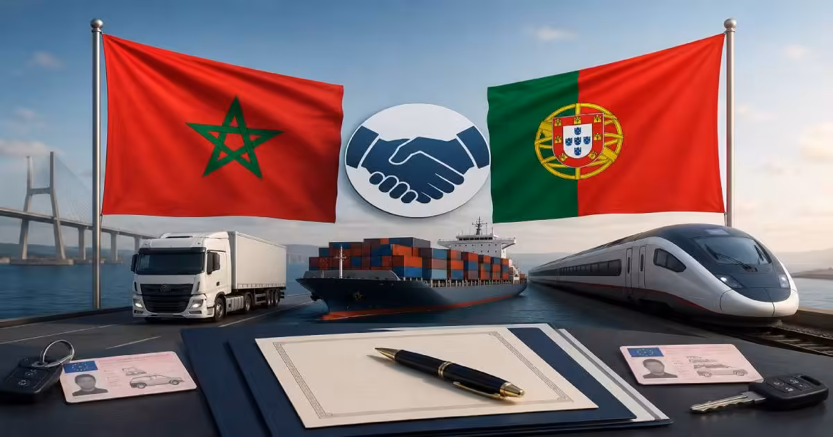 المغرب والبرتغال يوقعان اتفاقية لتعزيز التعاون في قطاع النقل وتسهيل تبادل رخص السياقة 24 المغرب والبرتغال