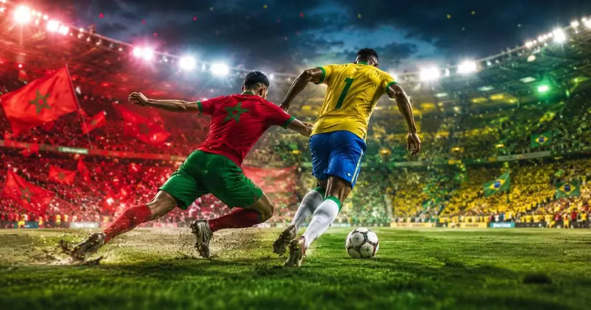 توقع مباراة المغرب والبرازيل في كأس العالم 2026 اختبار ناري لأسود الأطلس أمام السامبا 7 توقع مباراة المغرب والبرازيل