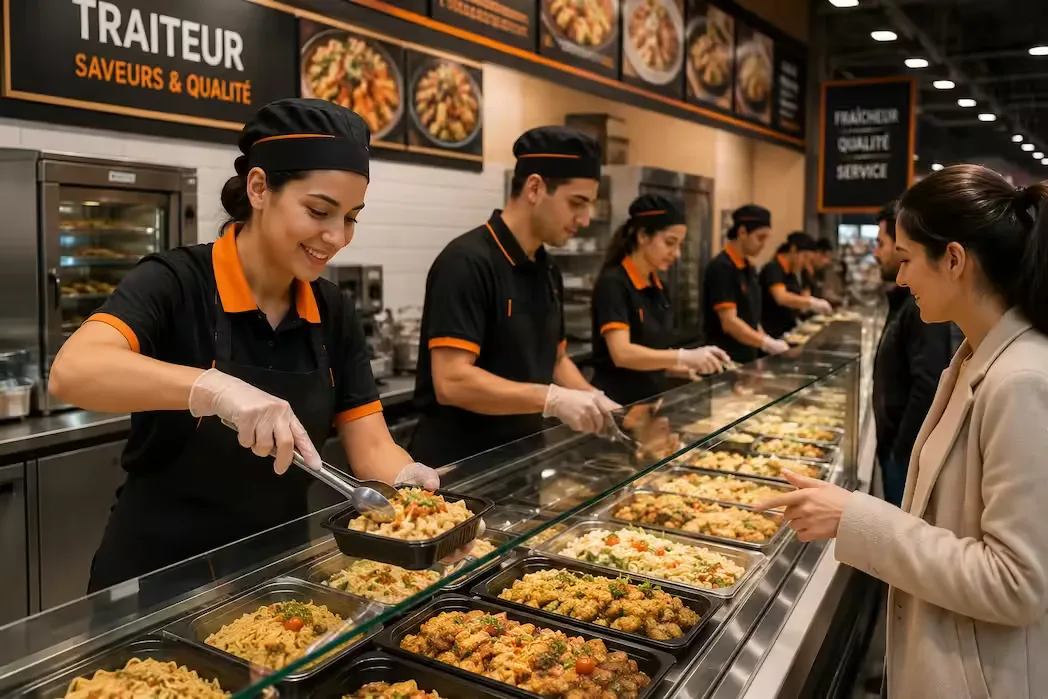 requis 14 employes libre service rayon traiteur mdiq