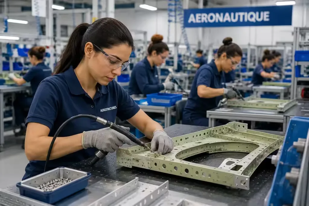 مطلوب 20 عاملة إنتاج في قطاع الطيران بمدينة طنجة 1 requis 20 operatrices de production aeronautique ville tanger