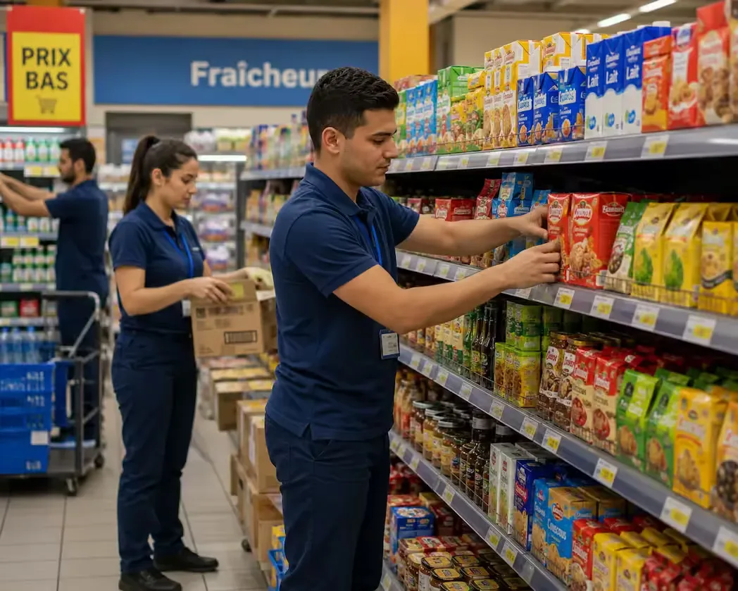 requis 3 employe de libre service mise en rayon ville tanger