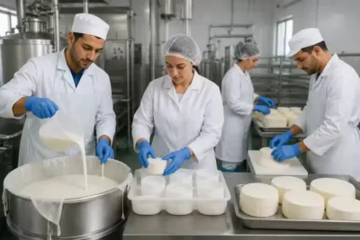 مطلوب 4 عمال متعددي التخصصات في ملبنة بمدينة المضيق