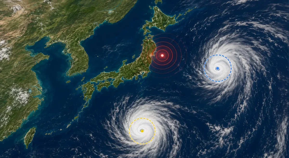 tirremoto y huracan japon