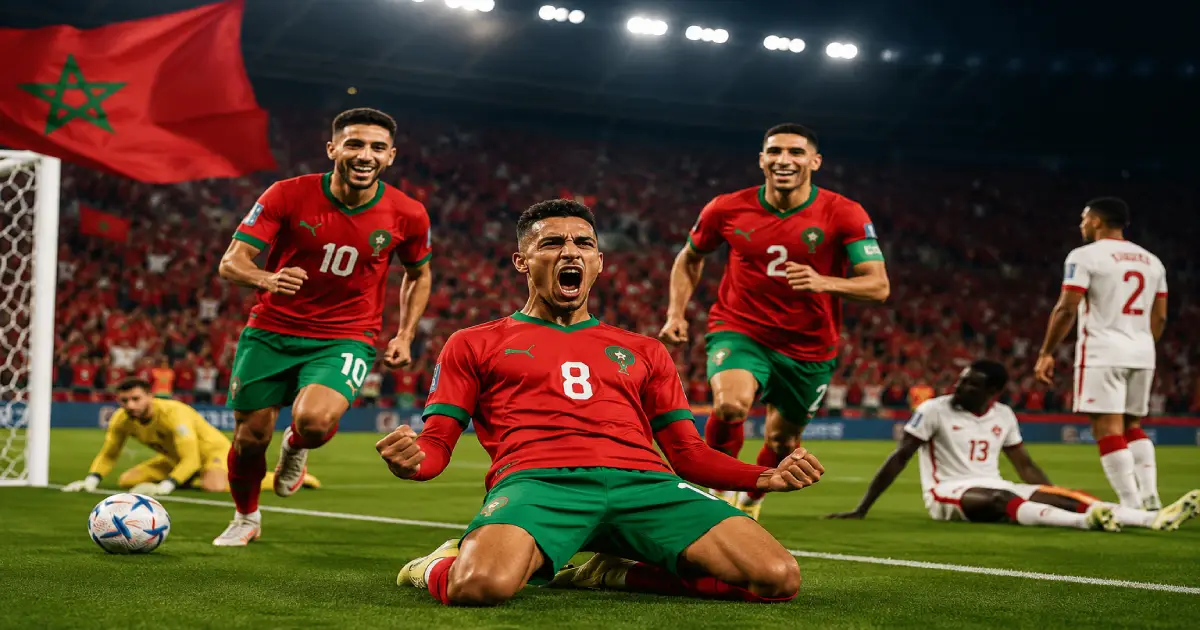 المغرب يهزم كندا بثلاثية