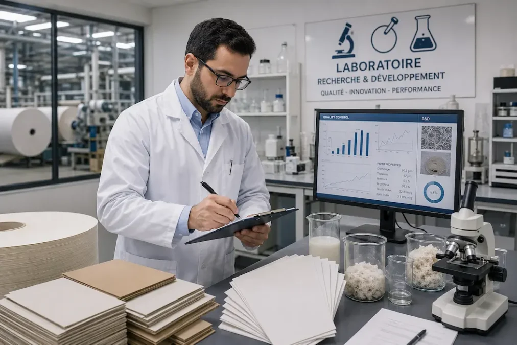 requis 1 responsable laboratoire rd papier carton cdd tanger