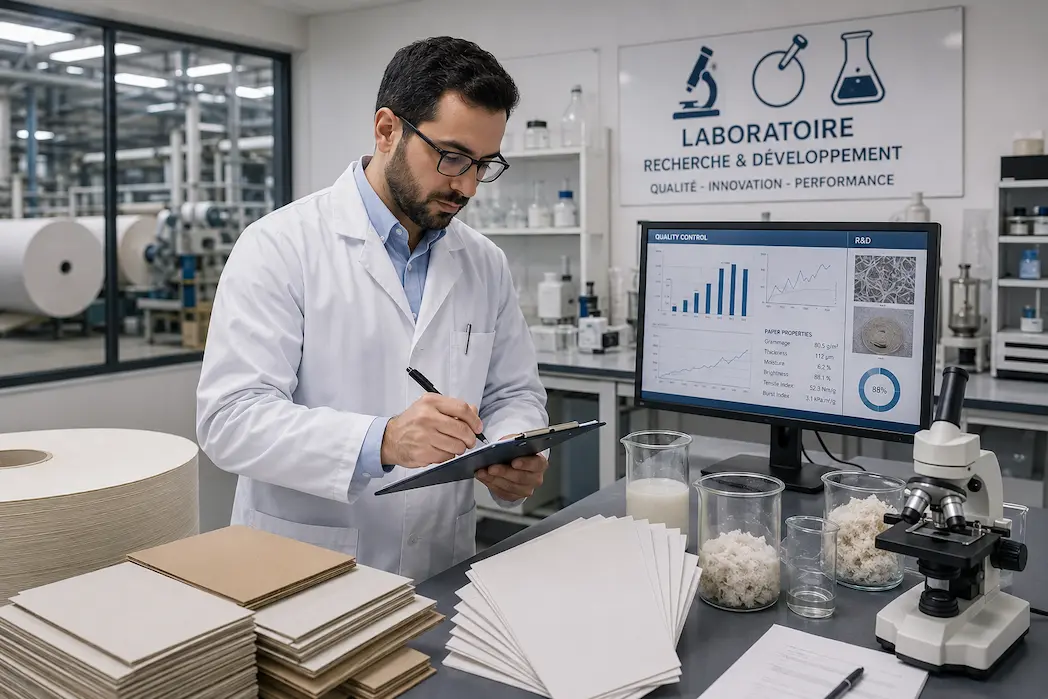 requis 1 responsable laboratoire rd papier carton cdd tanger