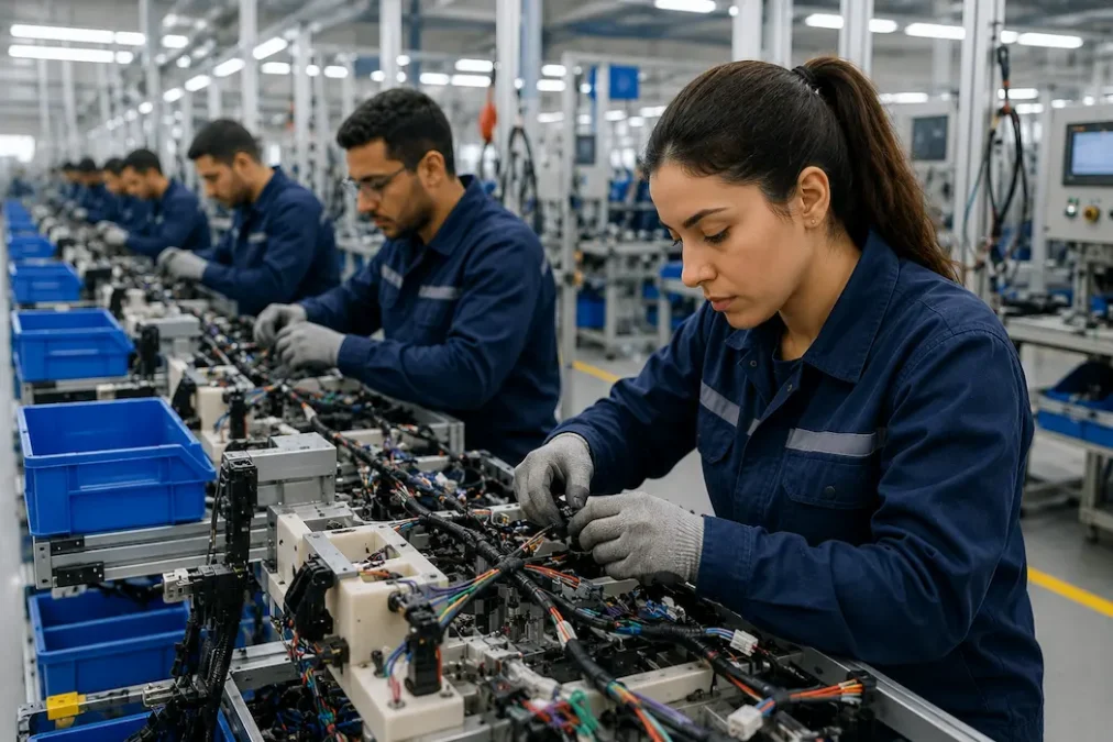 مطلوب 100 عاملـ/ة بمدينة طنجة 36 requis 100 operateurs connectique automobile tanger