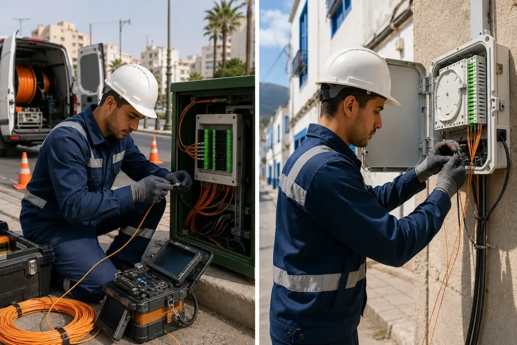 requis 20 techniciens deploiement ftth ci larache tetouan