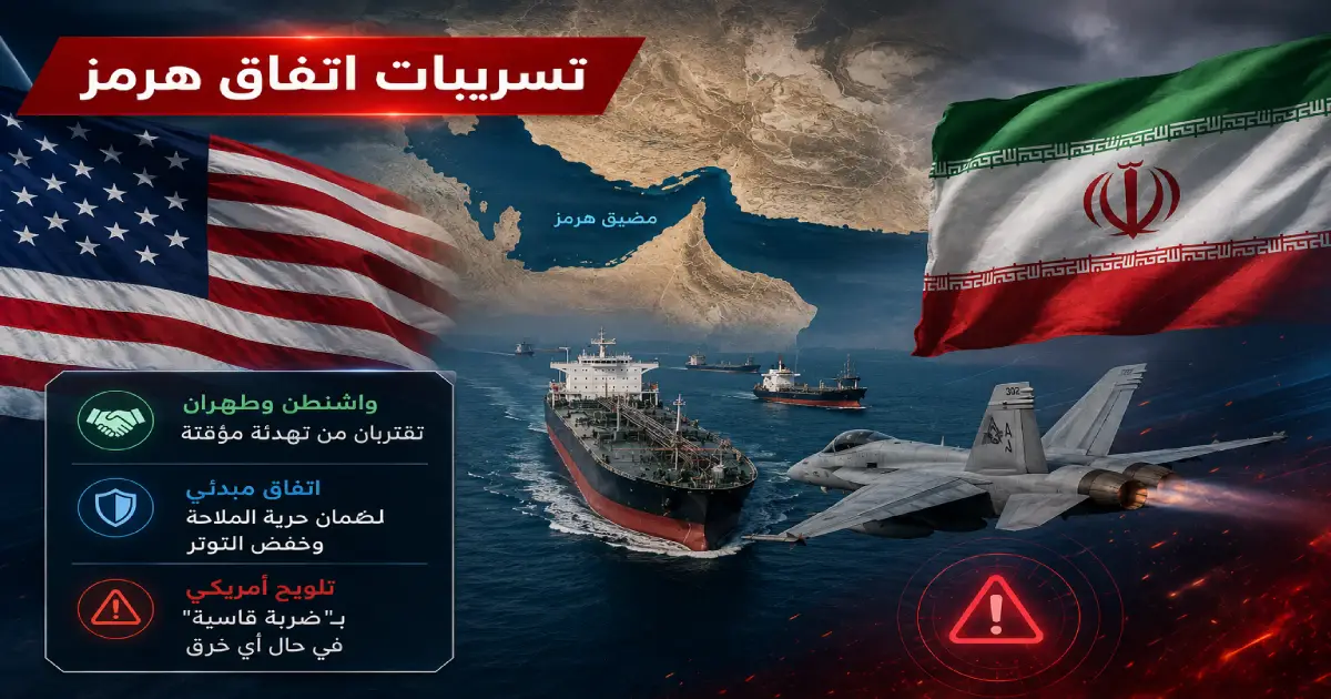 تسريبات اتفاق هرمز واشنطن وطهران