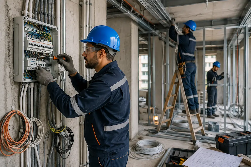 requis 10 electriciens batiment ts electricite cdd mdiq