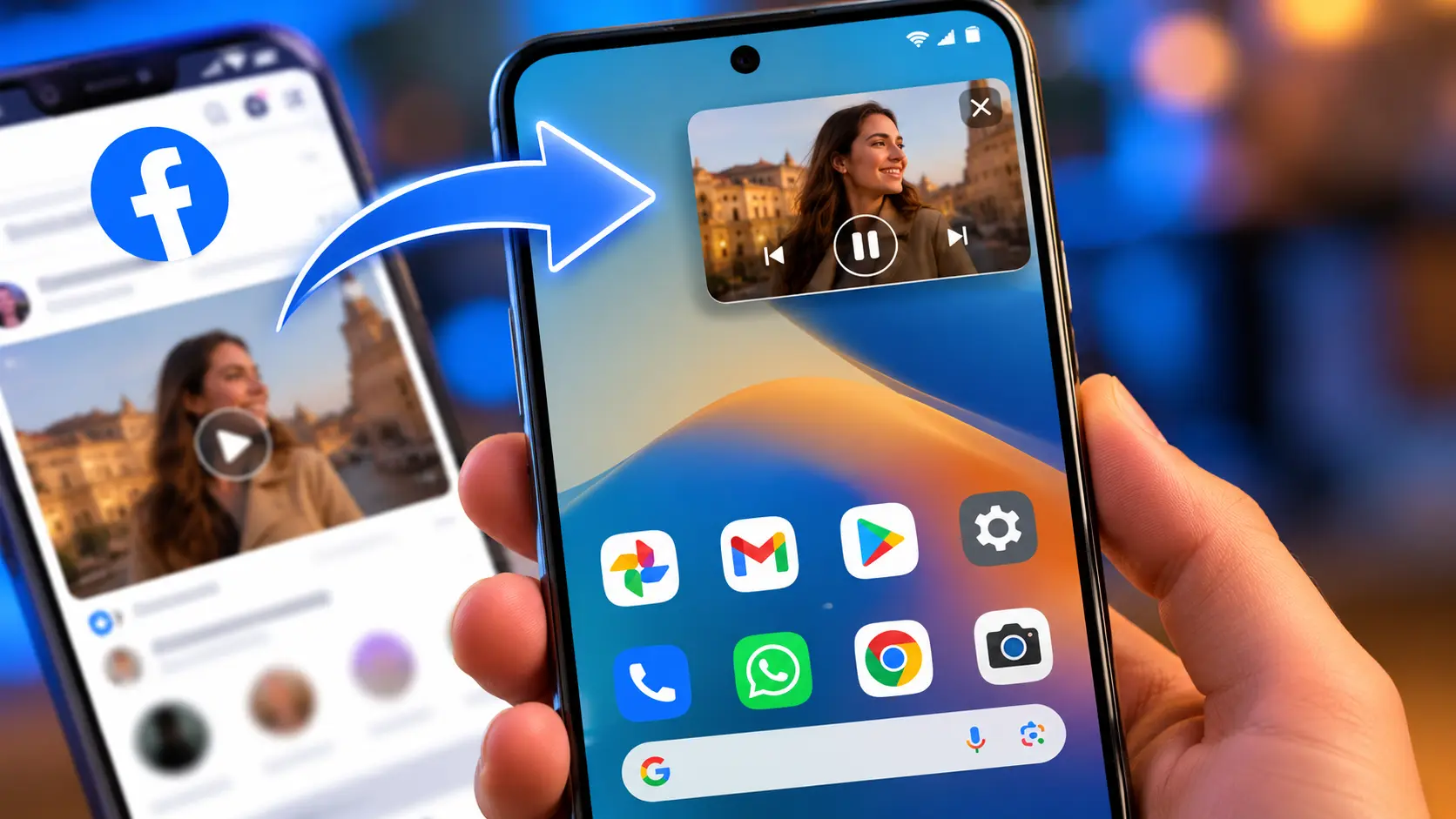 جديد: بدأت فيسبوك في عرض مشغّل فيديو خارج التّطبيق 1 Video display outside Facebook