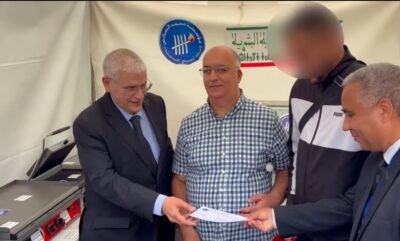 عامل جلالة الملك بتطوان السيد عبد الرزاق المنصوري يترأس حفل توزيع مشاريع مدرة للدخل لفائدة السجناء المفرج عنهم